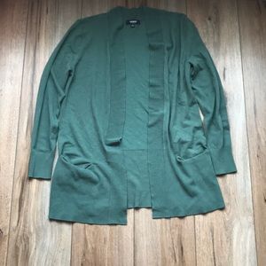 Dark Green Premise Studio cardigan